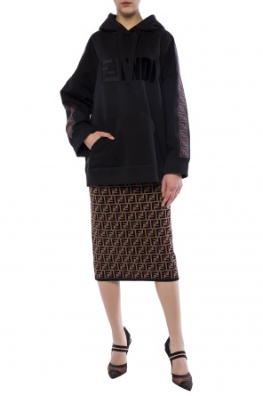 Bluza z wyszytym logo, zdjęcie 2 Bluza z wyszytym logo od Fendi